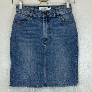 & Other Stories Blue Denim Mini Skirt